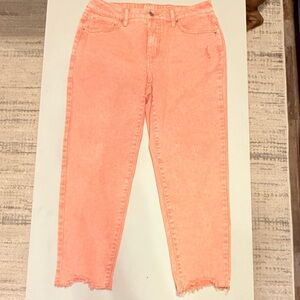 Time and Tru Coral Ankle Jeans